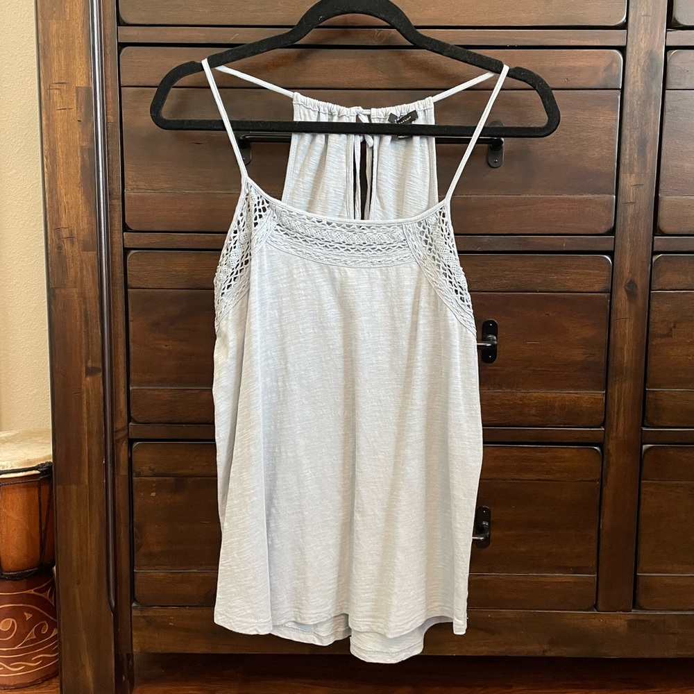 Ann Taylor Baby Blue Sleeveless Top S